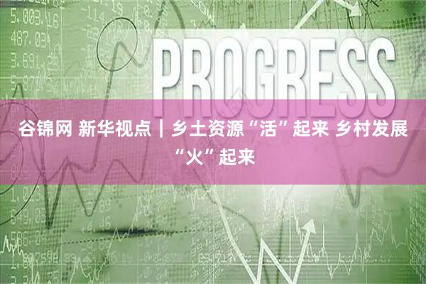 谷锦网 新华视点｜乡土资源“活”起来 乡村发展“火”起来